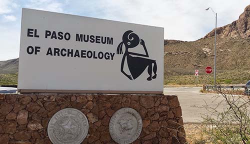 Mseum of Archaeology sign outside